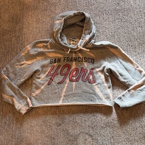 Junk Food Clothing Gray San Francisco 49ers Sweater